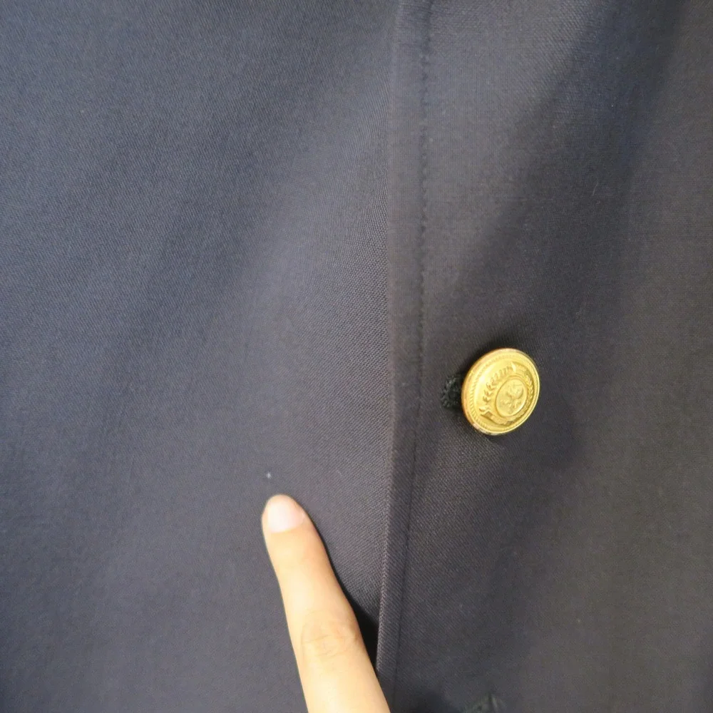 Tommy Hilfiger Sport Coat By Dillards Navy Blue Union Made‎ 1970s Vintage